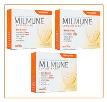 Kit Com 3 Vitaminas Milmune Concentrado 30Cps - Ecofitus