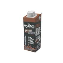 Kit com 3 YoPro Danone High Protein Bebida Láctea Chocolate 250ml cada