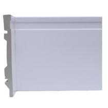 Kit com 30 Barras Rodapé de Poliestireno 15cmX15mm Frisado 72m