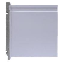 Kit com 30 Barras Rodapé de Poliestireno 20cmX15mm Frisado 72m