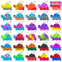 Kit com 30 Brinquedos Fidget Pop Tartaruga - Lembrancinhas para Festa Infantil e Escola Kit com 30 Brinquedos Fidget Pop Tartaruga - Lembrancinhas para Festa Infantil e Escola