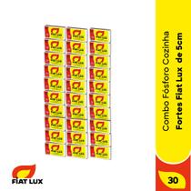 Kit com 30 caixas de Fósforo Cozinha fortes Fiat Lux de 5cm