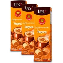 Kit com 30 Cápsulas de Cappuccino Paçoca TRES 3 Corações