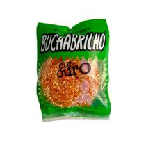 KIT com 30 Esponjas Metálica de Aço Bucha Brilho Cor Ouro KIT com 30 Esponjas Metálica de Aço Bucha Brilho Cor Ouro