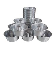 kit com 30 formas 9cm para pudins e bolo vulcão kit com 30 formas 9cm para pudins e bolo vulcão