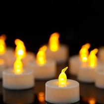 Kit Com 30 Mini Velas De Led Decorativas - Baterias Inclusas