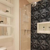 Kit com 30 Placas 3d adesivas revestimento areas externas