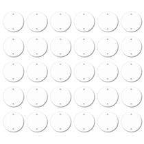 Kit Com 30 Placas Espelho Redonda Cega 3x3 - Fame Blanc 3