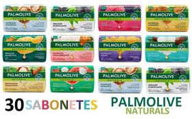 Kit com 30 Sabonetes em Barra Palmolive Naturals 85g Sortidos