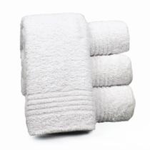 Kit com 30 Toalhas Fitness para Academia Branco 30x80cm - 400g/m2