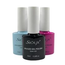 Kit Com 30 Unidades De Esmaltes Em Gel Sioux 8,0ml Original