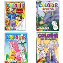 Kit com 32 livros para colorir - BICHO ESPERTO