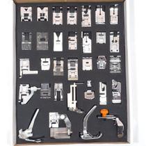 Kit Com 32 Pé Calcador Para Máquina Doméstica Singer Elgin Brother Janome