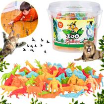 Kit Com 36 Miniaturas Animais Do Safari África Zoo Gulliver Kit Com 36 Miniaturas Animais Do Safari África Zoo Gulliver
