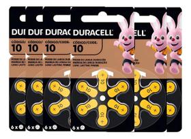 Kit Com 36 Pilhas Auditivas Duracell Nº 10
