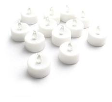 Kit Com 36 Velas De Led Cor Amarelo - Baterias Inclusas