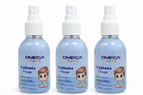 Kit com 3un Colônia Príncipe 100ml Perfume Infantil Suave