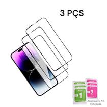 Kit Com 3UN Películas Protetoras De Cerâmica Flexível 9D Para Iphone 14 Pro Max Kit Com 3UN Películas Protetoras De Cerâmica Flexível 9D Para Iphone 14 Pro Max