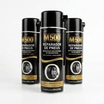Kit com 3un Reparador de Pneus M500 400ml Kit com 3un Reparador de Pneus M500 400ml