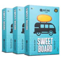 Kit Com 3Und Biscoito Biscland Sweet Board Baunilha 250G