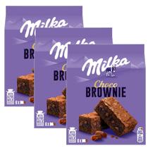 Kit Com 3Und Brownie Com Chocolate Milka Ao Leite 150G