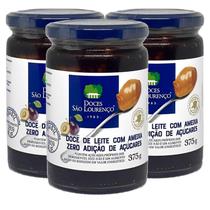 Kit Com 3Und Doce De Leite Com Ameixa Zero São Lourenço 375G