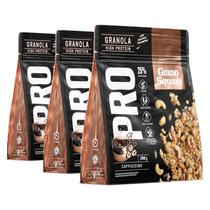 Kit Com 3Und Granola Granosquare Proteica Cappuccino 200G