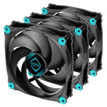 Kit com 3x Cooler FAN Iceberg Thermal IceGale Silent 120mm Preto ICEGALE12S-BBT-3A