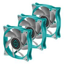 Kit com 3x Cooler FAN Iceberg Thermal IceGale Xtra 120mm Cinza e Azul ICEGALE12X-A3A Kit com 3x Cooler FAN Iceberg Thermal IceGale Xtra 120mm Cinza e Azul ICEGALE12X-A3A