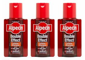 Kit com 3x Shampoo Alpecin Double Effect com Cafeína - 200ml