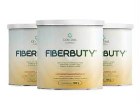 Kit com 3x Suplemento com Fibras Prebióticas Fiberbuty 160g - Central Nutrition Sabor:Laranja e Gengibre Kit com 3x Suplemento com Fibras Prebióticas Fiberbuty 160g - Central Nutrition Sabor:Laranja e Gengibre