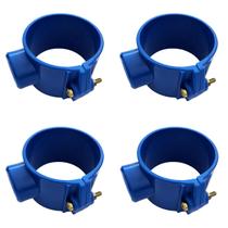 Kit com 4 Abraçadeira para tubo PVC 75mm X 1/2"