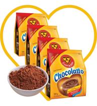 Kit com 4 Achocolatado Chocolatto 3 Corações Refil Pacote 560g Kit com 4 Achocolatado Chocolatto 3 Corações Refil Pacote 560g