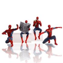 Kit com 4 Action Figure Spider Man 8cm Marvel Homem Aranha Kit com 4 Action Figure Spider Man 8cm Marvel Homem Aranha