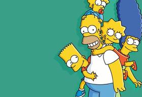 Kit com 4 Adesivos Encapar Caderno OS SIMPSONS Brochura Frente e Verso 30x44cm