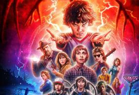 Kit com 4 Adesivos Encapar Caderno STRANGER THINGS Brochura Frente e Verso 30x44cm Kit com 4 Adesivos Encapar Caderno STRANGER THINGS Brochura Frente e Verso 30x44cm