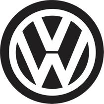 Kit Com 4 Adesivos/Resinados Centro De Rodas Volkswagen-48mm
