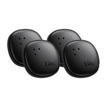 Kit com 4 Adesivos Tile Rastreador Bluetooth Preto