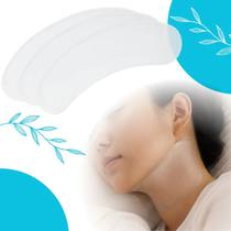 Kit com 4 Almofadas Antirrugas de Silicone - Almofadas Antirrugas para o Pescoço para Uso Noturno