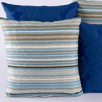 Kit com 4 Almofadas Decorativas Jacquard Suede Sofá Sala