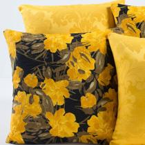 Kit com 4 Almofadas Decorativas Lisa Estampada Sofá Sala