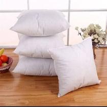 Kit com 4 Almofadas refil de 45cm x 45cm x 12cm de fibras mistas de resíduos têxteis ecológica