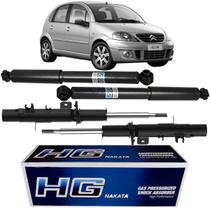 Kit com 4 Amortecedores Citroen C3 2003 a 2012 Nakata Novo Kit com 4 Amortecedores Citroen C3 2003 a 2012 Nakata Novo
