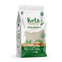 Kit com 4 Areia Higiênica De Mandioca Para Gatos Kets Mandioca com 20kg Super Premium Atóxico QUANTIDADE:1 UNIDADE Kit com 4 Areia Higiênica De Mandioca Para Gatos Kets Mandioca com 20kg Super Premium Atóxico QUANTIDADE:1 UNIDADE