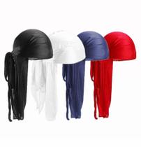 Kit Com 4 Bandana Durag Dureg Original Para Wazes