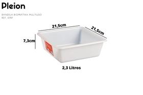 Kit Com 4 Bandeja Bioprátika 21,5x7,3cm 2,3 Litros - Pleion