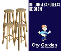 Kit com 4 banquetas