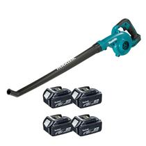 Kit com 4 Baterias 18V 5Ah LXT Sem Carregador + Brinde Soprador DUB186Z - Makita Kit com 4 Baterias 18V 5Ah LXT Sem Carregador + Brinde Soprador DUB186Z - Makita