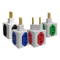 Kit Com 4 Benjamin Pino Cubo T Tomada 10/a 20/a 3p 110v220v