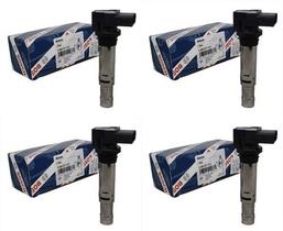 Kit Com 4 Bobina De Ignição Audi A1 1.4 Tfsi 2011 2012 Bosch 0986221023